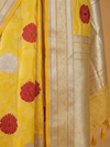 Mashru Silk Saree Yellow In Colour