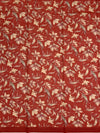 Bhagalpuri Tussore Silk Saree Red In Colour