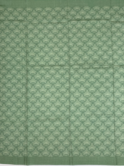 Bhagalpuri Tussore Silk Saree Pastel-Green In Colour