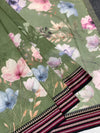 Cotton Kota Saree Green In Colour