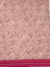 Blush Rose Floral Cotton Kota Saree
