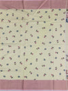 Printed Floral Kota Saree Light Lemon-Yellow In Colour