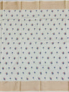 Half-White Printed Floral Kota Saree