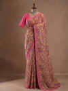 Printed Crepe Saree
