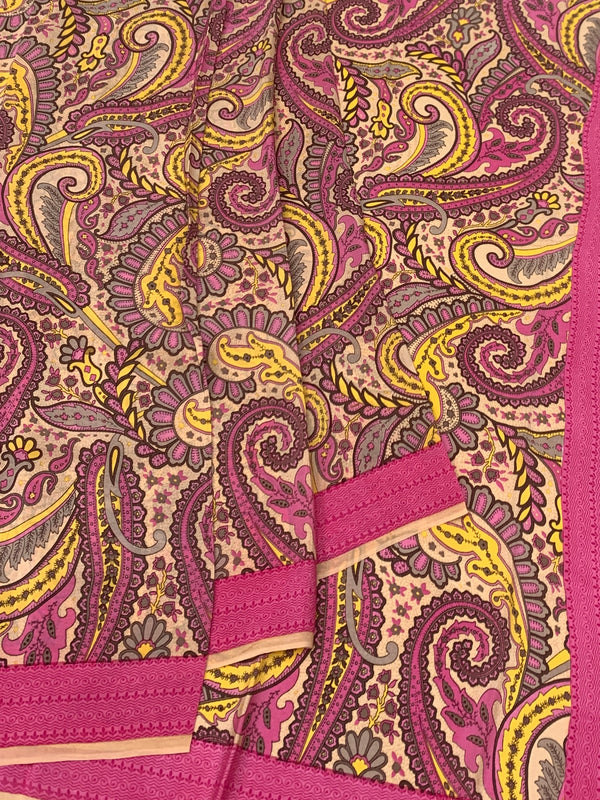 Printed Crepe Saree