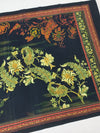Crepe Floral Printed Saree Black In Colour