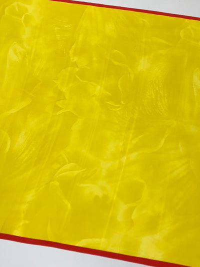 Crepe Floral Printed Saree Yellow In Colour
