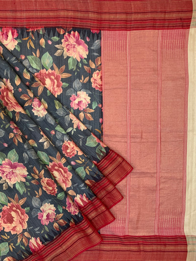Tussore Saree