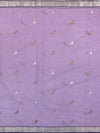 Zari Kota Saree Lavender In Colour