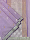 Zari Kota Saree Lavender In Colour