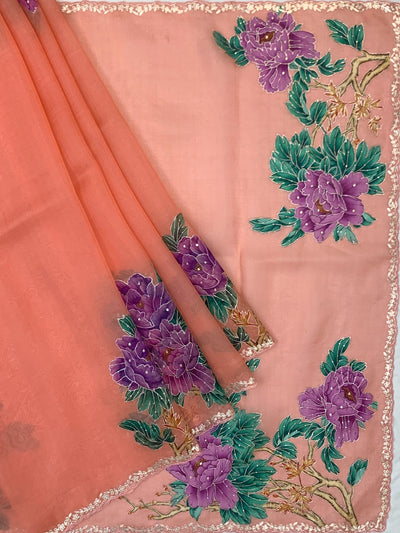 Organza Saree