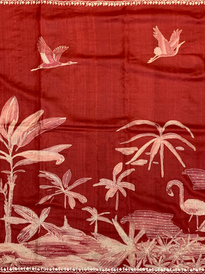 Tussore Saree