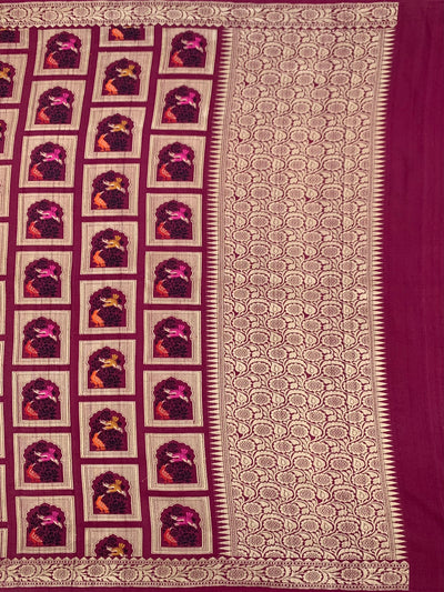 Tussore Georgette Saree