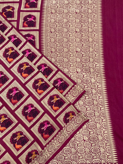 Tussore Georgette Saree