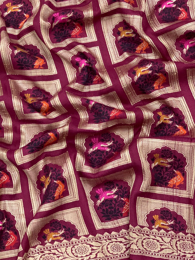 Tussore Georgette Saree
