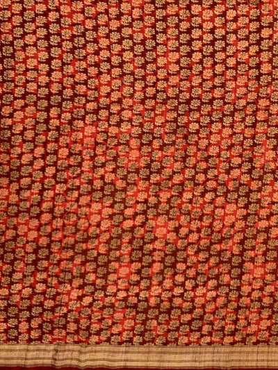 Tussore Georgette Saree