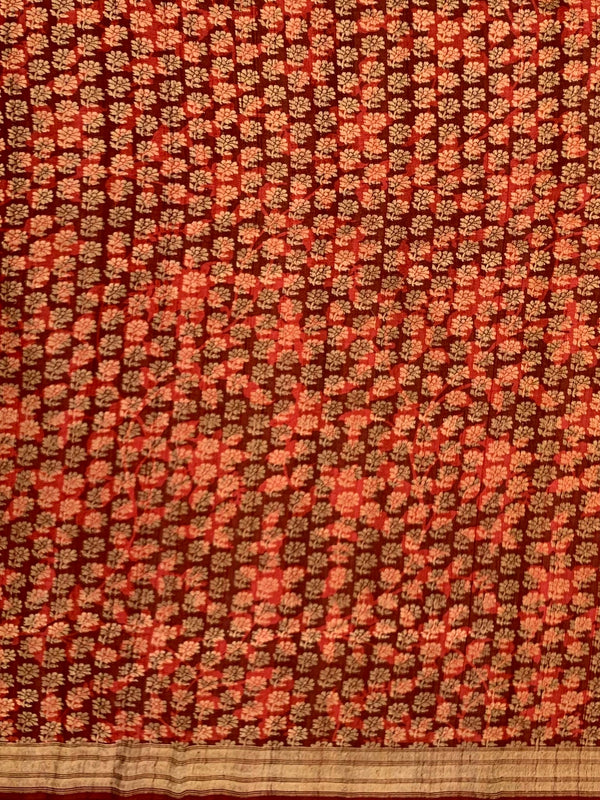 Tussore Georgette Saree