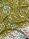 Tussore Georgette Saree