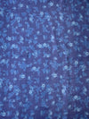 Tussore Prints Saree Indigo-Blue In Colour