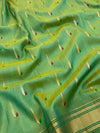 Gadwal Pattu Saree Rama-Green In Colour