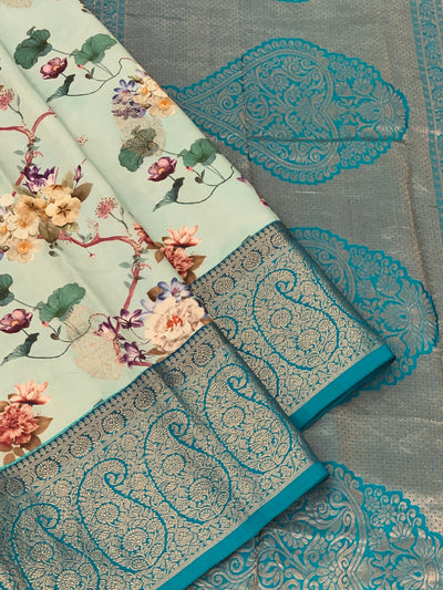 Printed Kanjeevaram Saree