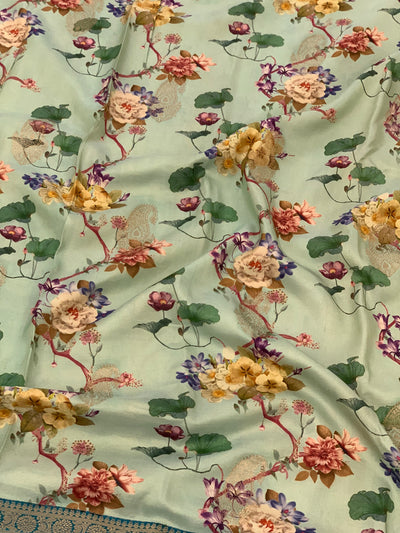 Printed Kanjeevaram Saree