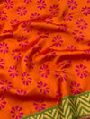 Rajkot Patola Saree Orange In Color