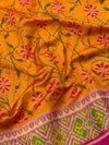 Rajkot Patola Saree Mustard-Yellow In Color