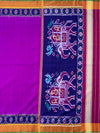Rajkot Patola Saree Purple In Color