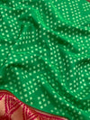 Rajkot Patola Saree Green In Color