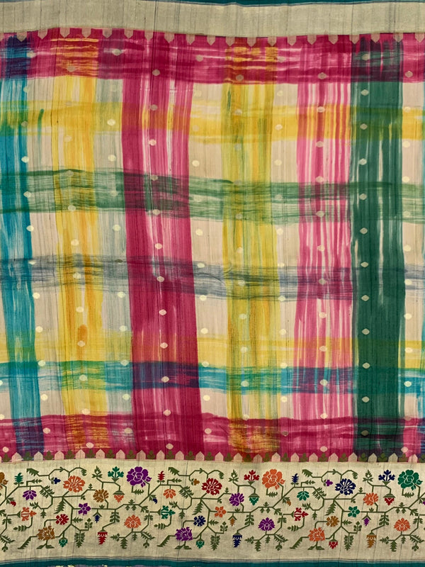 Tussore Saree
