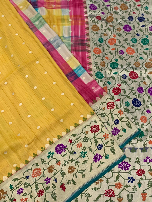 Tussore Saree
