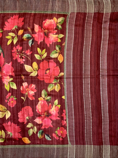 Tussore Saree