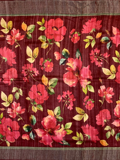 Tussore Saree