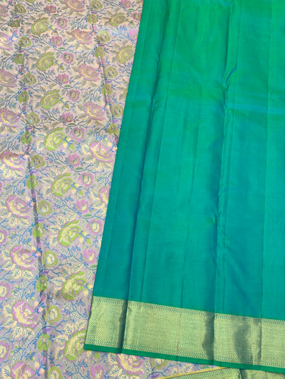 Kanjeevaram Silk Saree Lilac In Colour