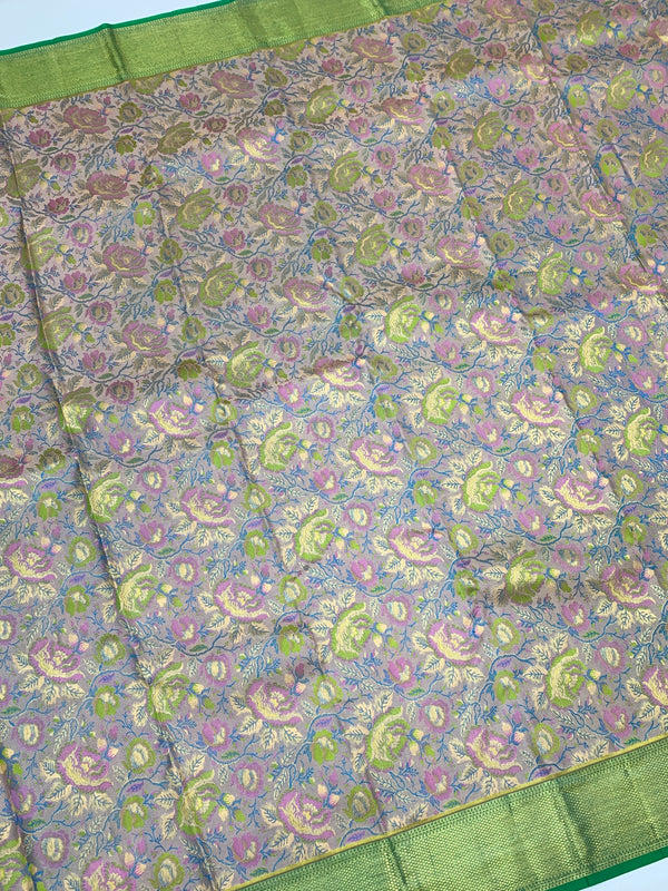 Kanjeevaram Silk Saree Lilac In Colour