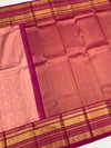 Kanjeevaram Silk Saree Peach In Colour