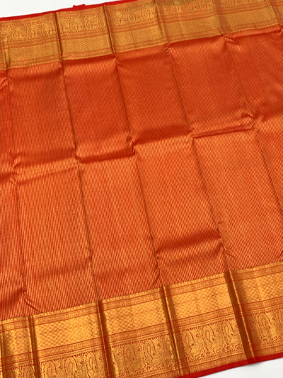 Kanjeevaram Silk Saree Red In Colour