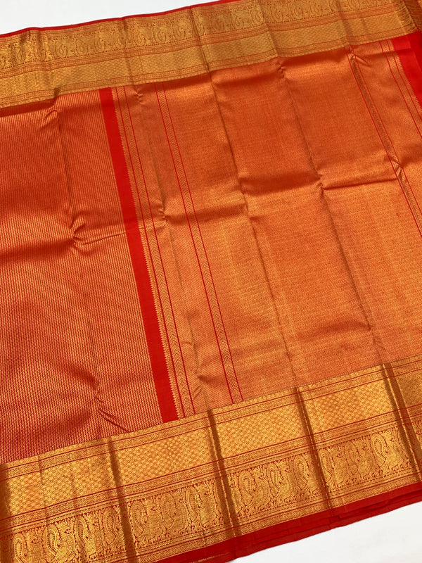 Kanjeevaram Silk Saree Red In Colour