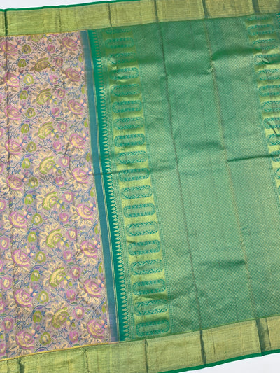 Kanjeevaram Silk Saree Lilac In Colour
