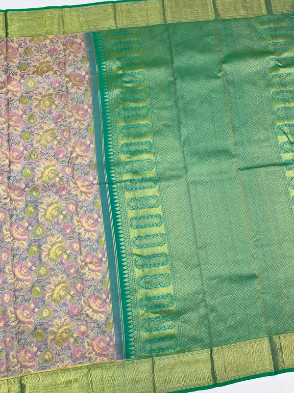 Kanjeevaram Silk Saree Lilac In Colour