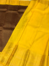 Kanjeevaram Silk Saree Brown In Colour