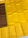 Kanjeevaram Silk Saree Brown In Colour