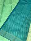 Kanjeevaram Silk Saree Sea-Green In Colour