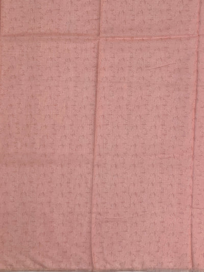 Peach Floral Printed Kota Cotton Saree