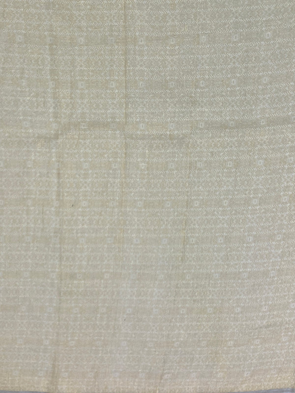 Printed Pastel-PInk Linen Saree