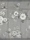 Printed LinenSaree Slate-Grey In Colour