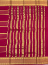 Radiant Pink Mysore Silk Saree with Traditional Gold Zari