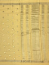 Exquisite Pale Yellow Mysore Silk Saree with Elephant Zari Buttas