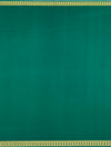Classic Bottle Green Mysore Silk Saree with Gold Zari Stripes